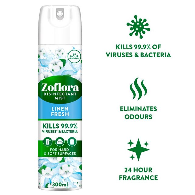 Zoflora Linen Fresh Disinfectant Mist Accessories & Cleaning M&S   