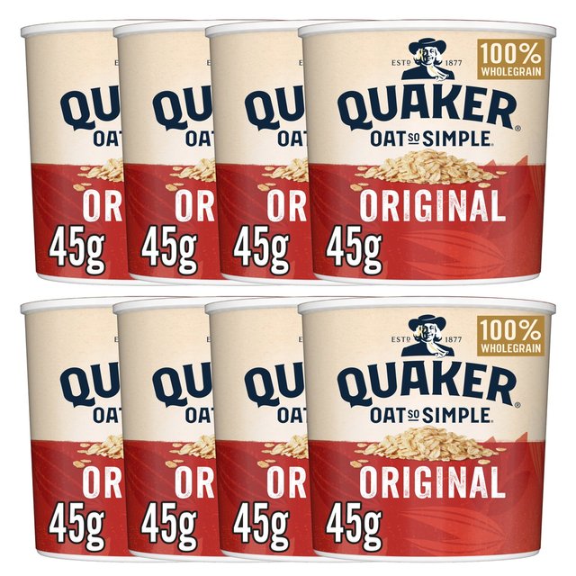 Quaker Oats So Simple Original Porridge Pots Multipack 45g x GOODS M&S Default Title  