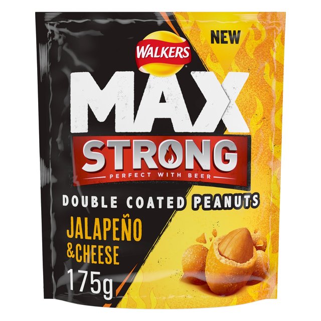 Walkers Max Strong Nuts Jalapeno & Cheese Crisps, Nuts & Snacking Fruit M&S   