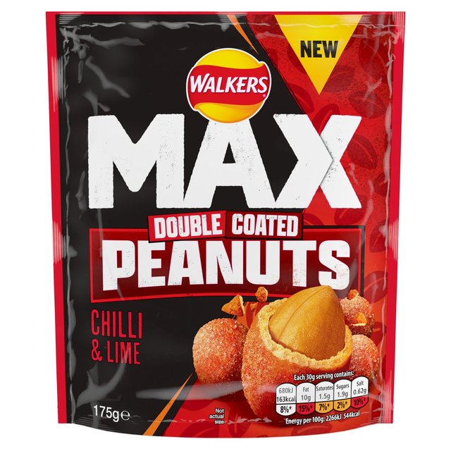 Walkers Max Strong Nuts Chili & Lime Crisps, Nuts & Snacking Fruit M&S   