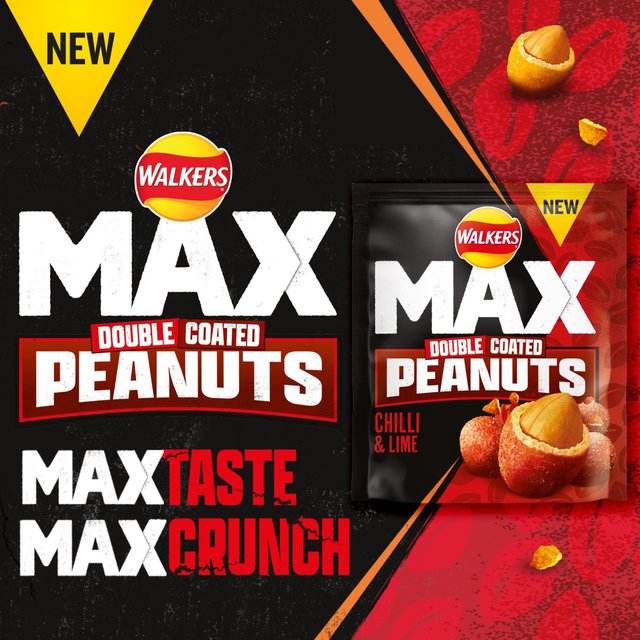 Walkers Max Strong Nuts Chili & Lime Crisps, Nuts & Snacking Fruit M&S   