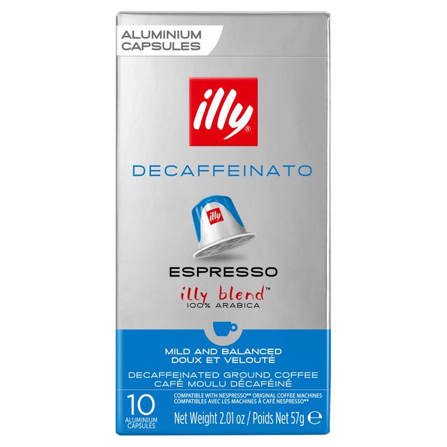 illy Decaffeinated Espresso Capsules (10) GOODS M&S   