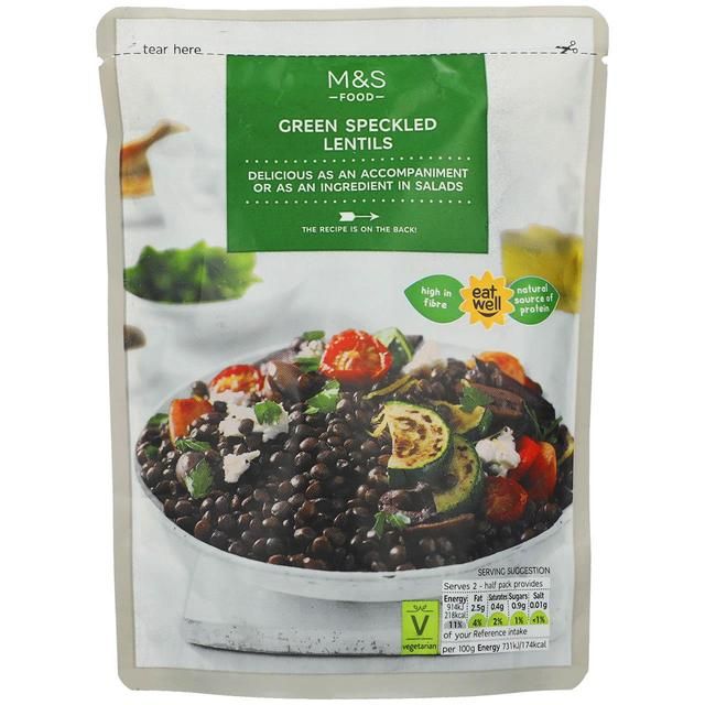 M&S Green Speckled Lentils Food Cupboard M&S Default Title  