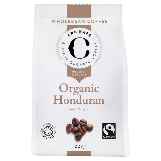 CRU Kafe Organic Fairtrade Honduran Coffee Beans Tea M&S   