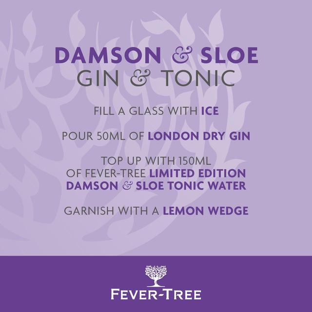 Fever-Tree Damson & Sloe Limited Edition Adult Soft Drinks & Mixers M&S   