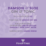 Fever-Tree Damson & Sloe Limited Edition Adult Soft Drinks & Mixers M&S   