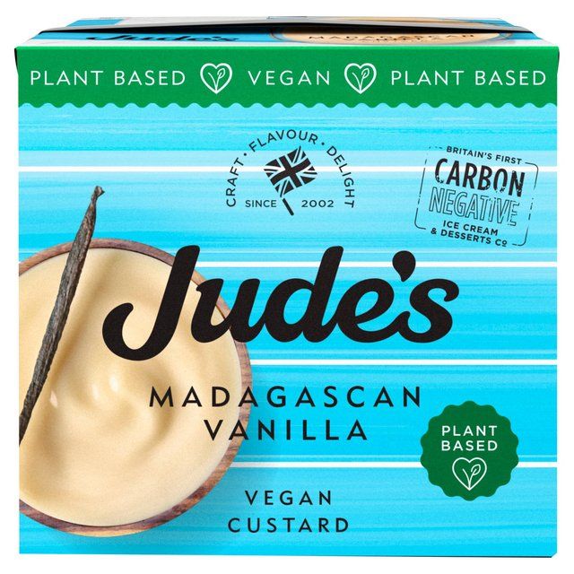 Jude's Plant Based Madagascan Vanilla Custard