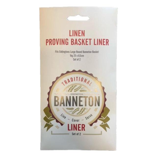 Eddingtons Banneton Round Basket Liners set of 2