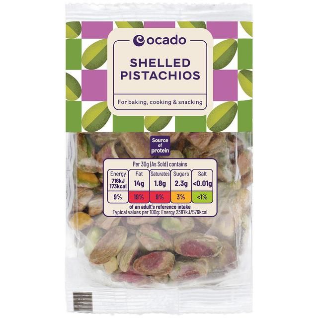 Ocado Shelled Pistachios Food Cupboard M&S   