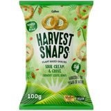 Harvest Snaps Lentil Ring Sour Cream & Chive Sharing Bag Crisps, Nuts & Snacking Fruit M&S   