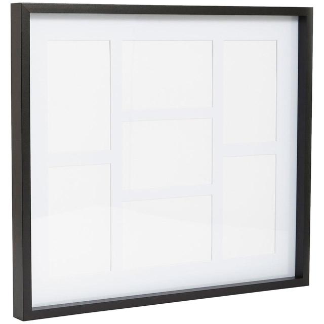 M&S 7 Aperture Multi Photo Frame, Black General Household M&S   