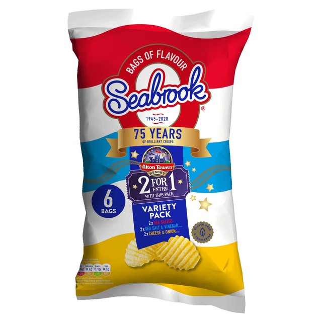 Seabrook Crinkle Cut Variety Crisps