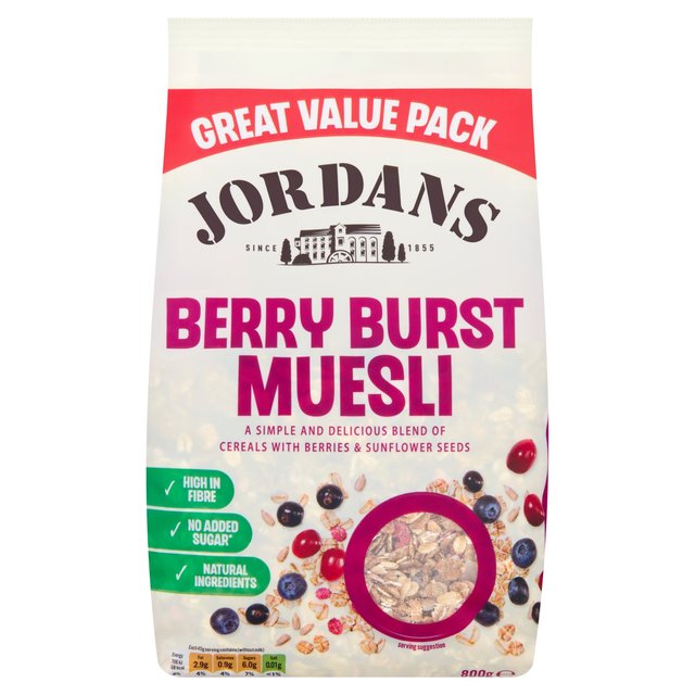 Jordans Berry Burst Muesli Cereals M&S   