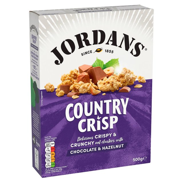 Jordans Milk Chocolate & Hazelnut Country Crisp Cereal Food Cupboard M&S Default Title  