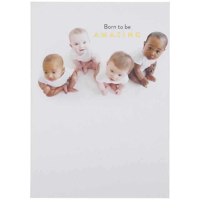 M&S New Baby Born to Be Amazing Card Miscellaneous M&S   