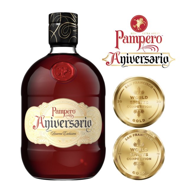 Pampero Aniversario Golden Rum Liqueurs and Spirits M&S   