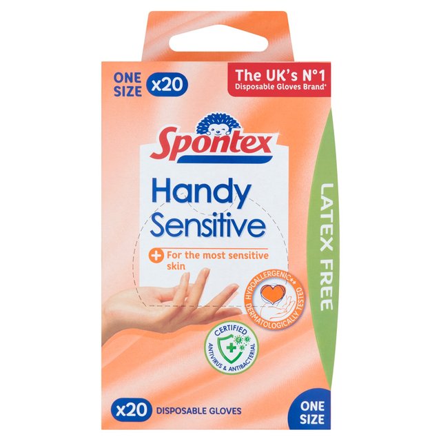 Spontex Sensitive Vinyl Disposable Gloves