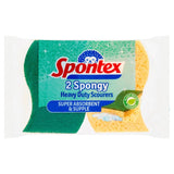 Spontex Heavy Duty Super Absorbent Sponge Scourer General Household M&S   