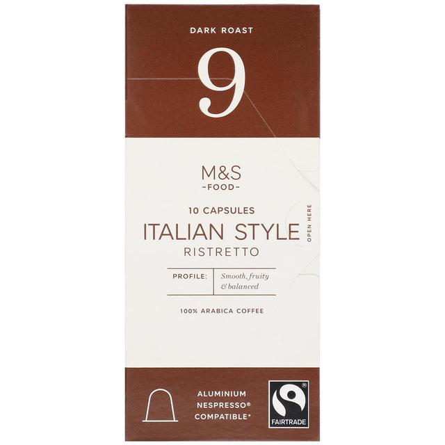 M&S 10 Italian Coffee Capsules Food Cupboard M&S Default Title  