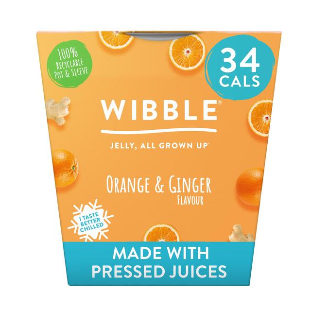 Wibble Low Cal Orange & Ginger Jelly Pot