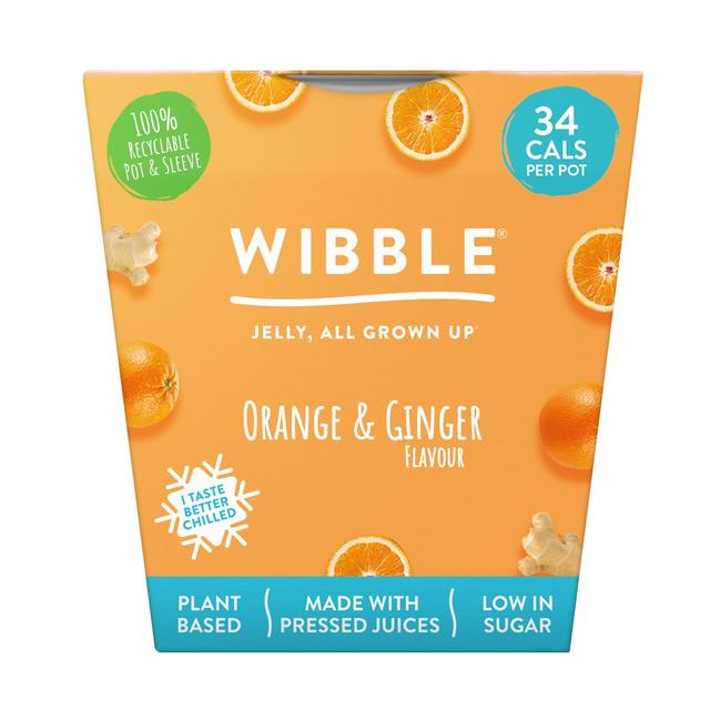 Wibble Low Cal Orange & Ginger Jelly Pot