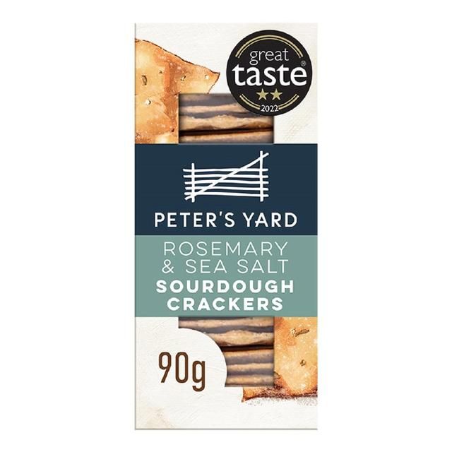 Peter's Yard Rosemary & Sea Salt Sourdough Crackers