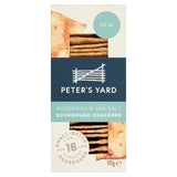 Peter's Yard Rosemary & Sea Salt Sourdough Crackers Food Cupboard M&S   