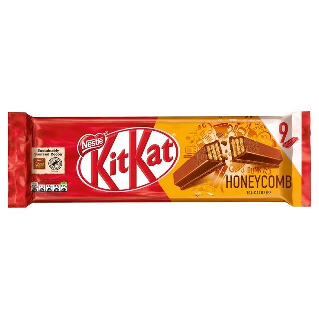 KitKat 2 Finger Honeycomb Chocolate Biscuit Bar Food Cupboard M&S Default Title  