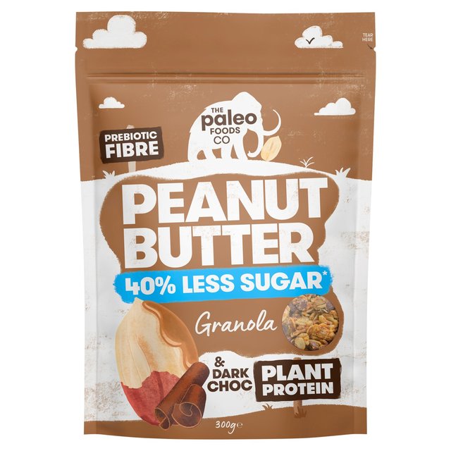 The Paleo Foods Co Peanut Butter & Dark Choc Granola Vegetarian & Vegan M&S Default Title  