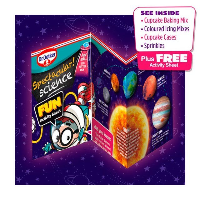 Dr. Oetker Solar System Cupcake Baking Kit Sugar & Home Baking M&S   