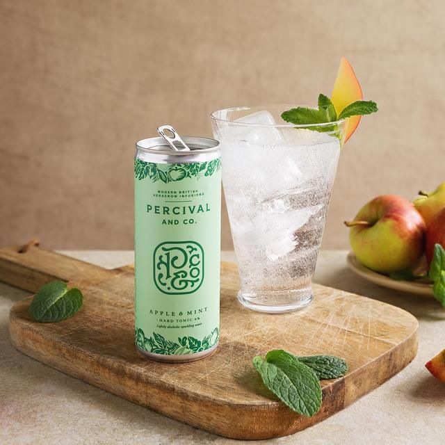 Percival & Co Apple & Mint Hard Tonic Adult Soft Drinks & Mixers M&S   