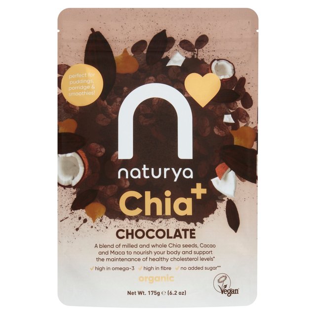 Naturya Organic Chocolate Chia+ Pudding Crisps, Nuts & Snacking Fruit M&S   