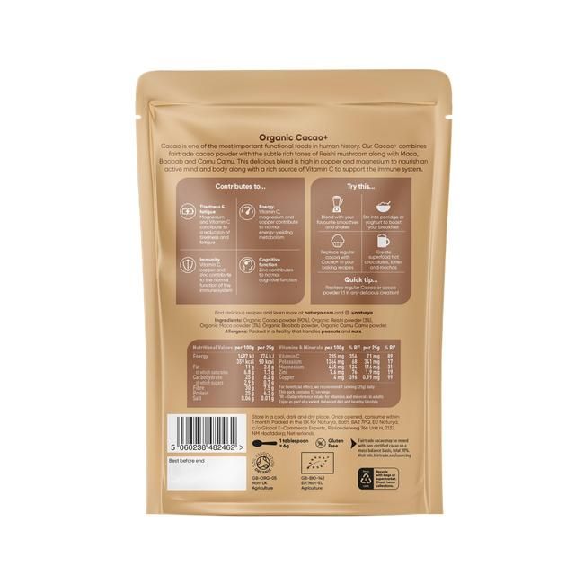 Naturya Organic Fair Trade Cacao+ Powder Blend