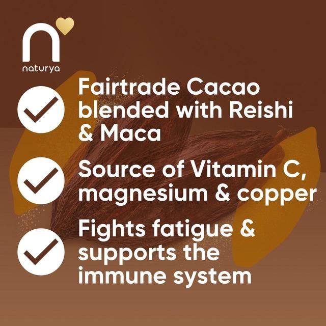 Naturya Organic Fair Trade Cacao+ Powder Blend General Health & Remedies M&S   