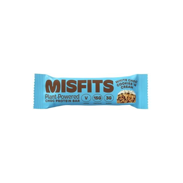 Misfits Cookies and Cream Vegan Protein Bar General Health & Remedies M&S   