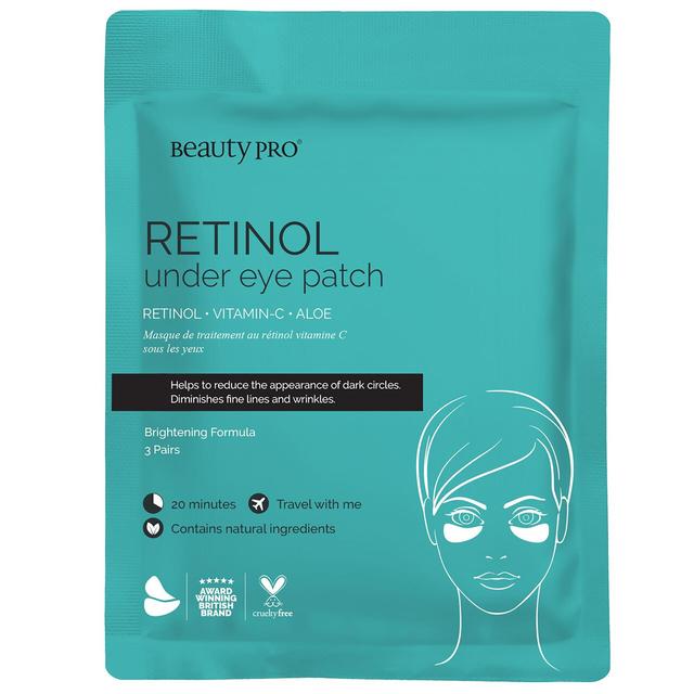 BeautyPro Retinol Under Eye Patch (3 Pairs) Facial Skincare M&S   