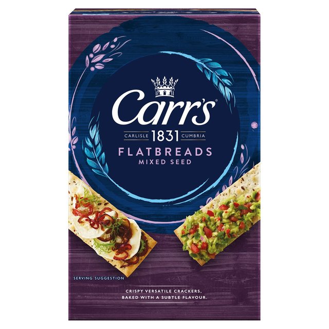 Carr's Flatbreads Mixed Seeds Food Cupboard M&S   