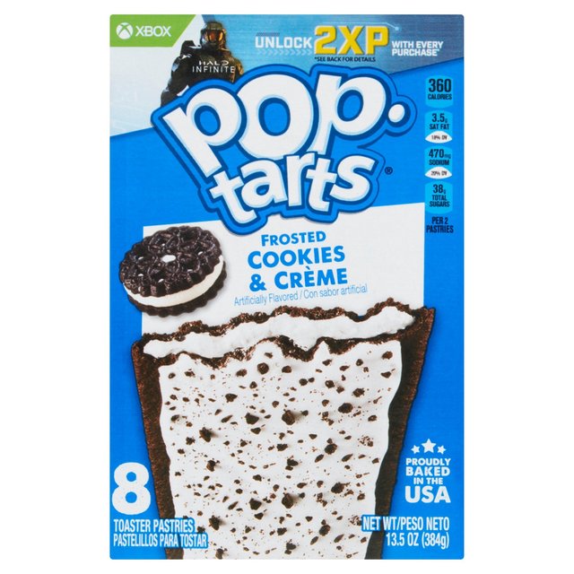 Kelloggs PopTarts Frosted Cookies N Cream Food Cupboard M&S Default Title  