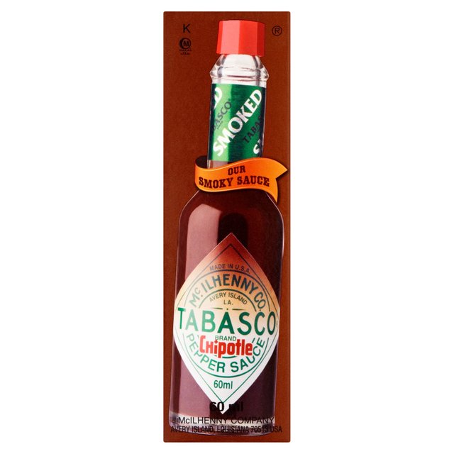 Tabasco Smoky Chipotle Hot Pepper Sauce 60ml Table sauces, dressings & condiments M&S   