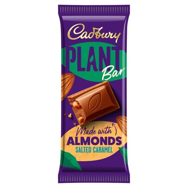 Cadbury Plant Salted Caramel Chocolate Bar Food Cupboard M&S Default Title  