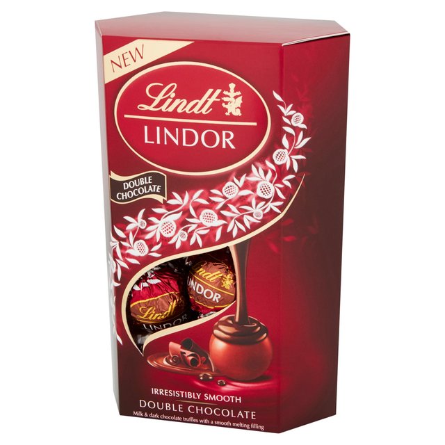 Lindt Lindor Double Chocolate Milk Truffles Sweets M&S   