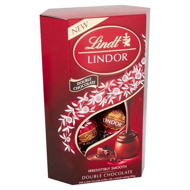 Lindt Lindor Double Chocolate Milk Truffles Sweets M&S   