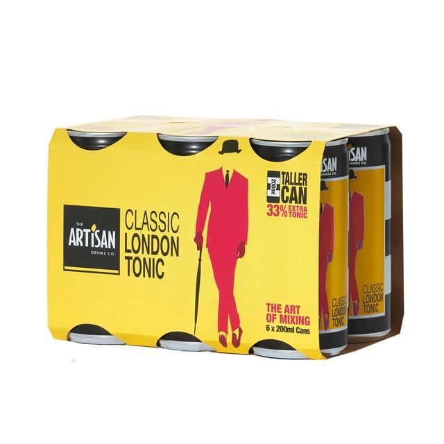 Artisan Drinks Co. Classic London Tonic Cans Adult Soft Drinks & Mixers M&S   