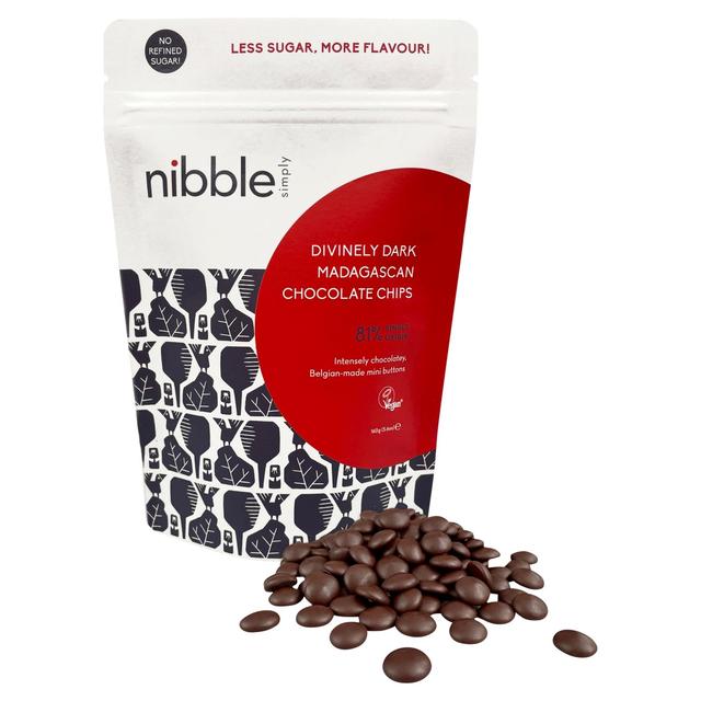 Nibble Simply Divinely Dark Madagascan Chocolate Chips Food Cupboard M&S Default Title  