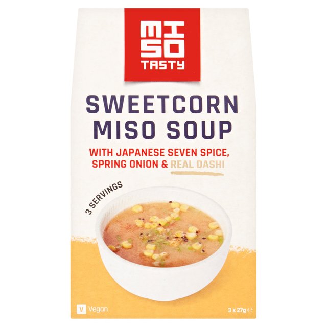 Miso Tasty Sweetcorn Miso Soup Kit 3x Canned & Packaged Food M&S Default Title  