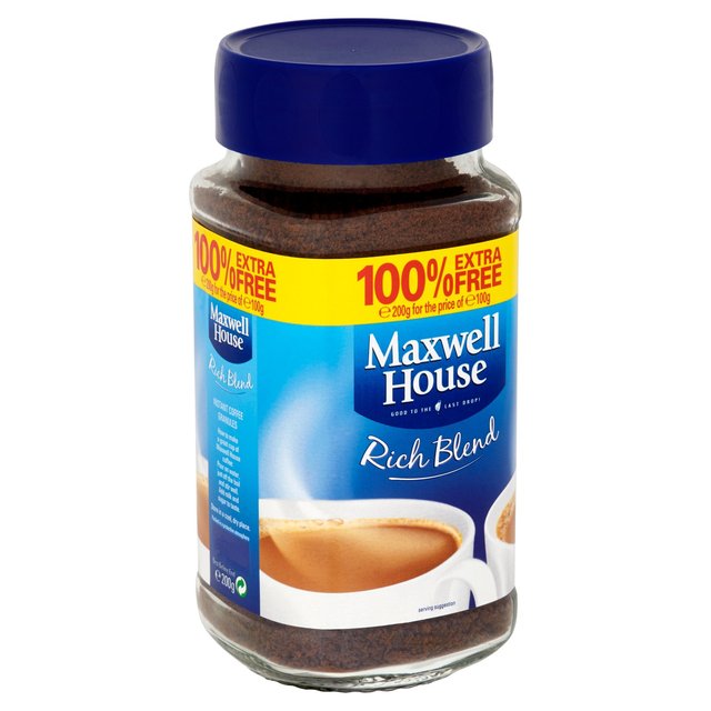 Maxwell House Rich Blend Instant Coffee Tea M&S   