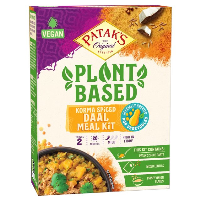 Patak's Plant Based Korma Daal Curry Kit