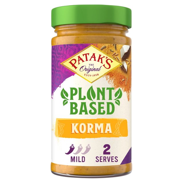 Patak's Plant Based Korma Lentil Curry Sauce WORLD FOODS M&S   