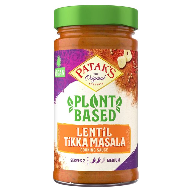 Patak's Plant Based Tikka Masala Lentil Curry Sauce Cooking Sauces & Meal Kits M&S   