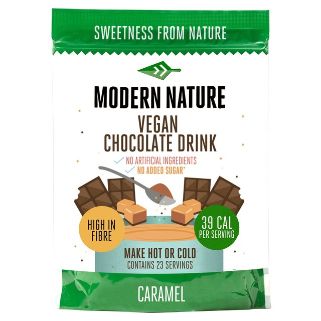 Modern Nature Caramel Vegan Hot Chocolate - No Added Sugar